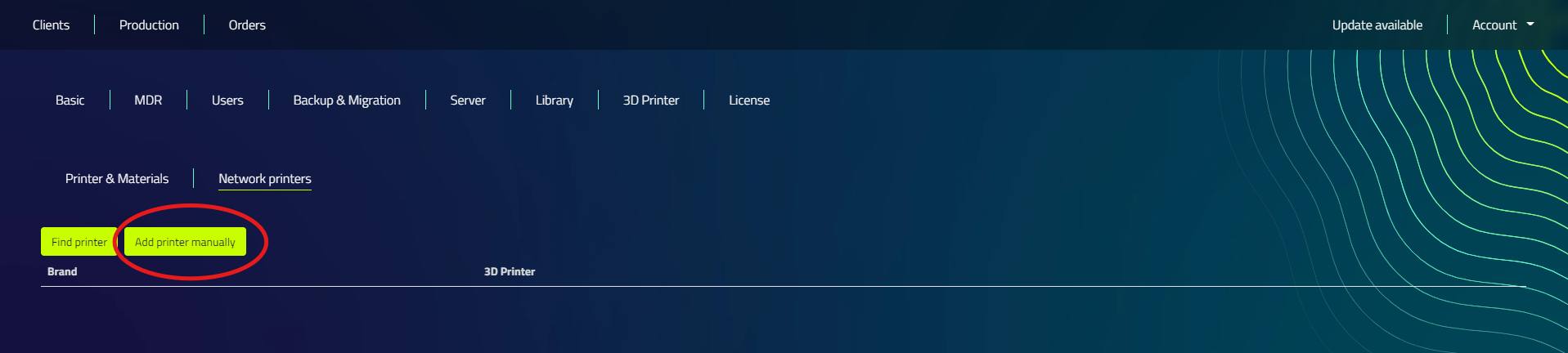 Create or login