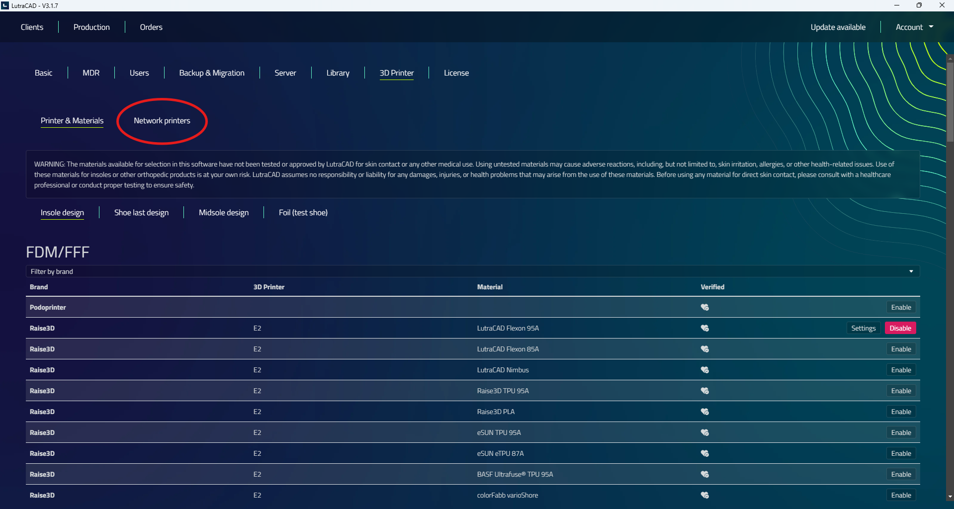Create or login