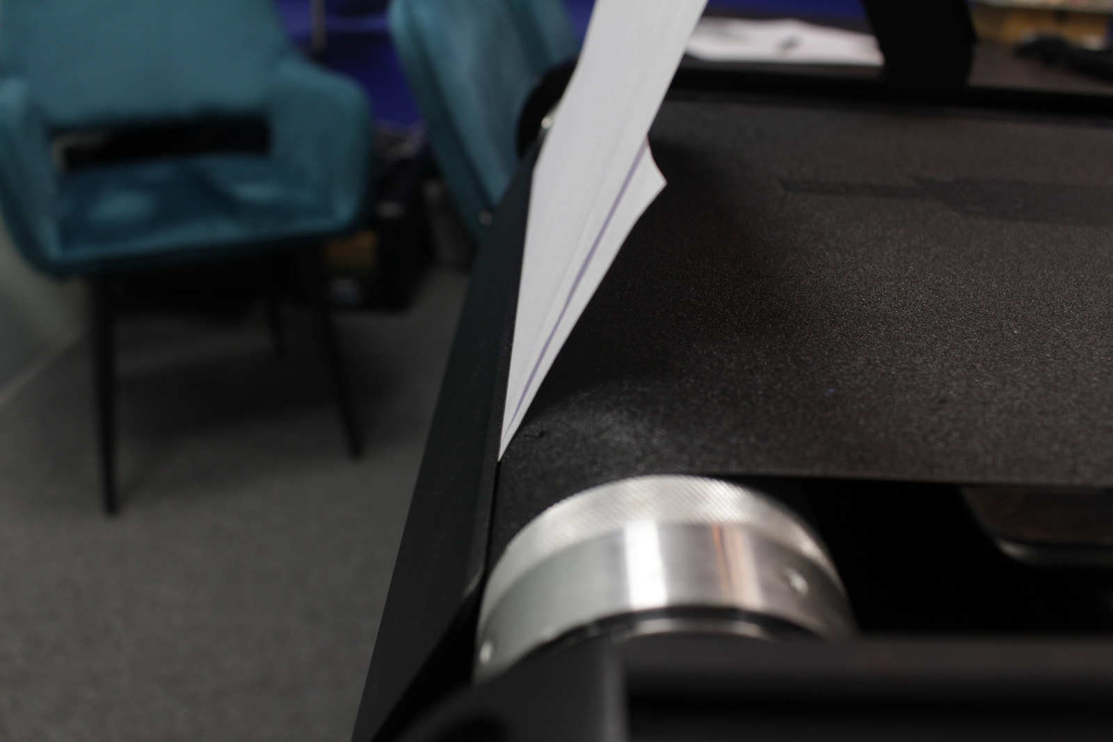 Folded paper distance